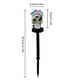 thumbnail image 4 of El Del Cráneo Halloween Enciende La Prenda Impermeable Solar Estaca Calabaza, 4 of 9
