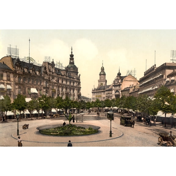 Print: Ross Market, Frankfort On Main (I.E. Frankfurt Am Main), Germany