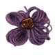 thumbnail image 3 of corpiño de flores guita con botón diy artesanías decoraciones de la boda púrpura Sunnimix flor de guirnalda guita flor, 3 of 7