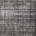 thumbnail image 1 of Ahgly Company Indoor Square Mid-Century Modern Gunmetal Gray Area Rugs, 4' Square, 1 of 6
