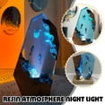 thumbnail image 2 of Wmool Diver Ocean Night Light, Whale Shark /Turtle Lamp Handmade R9V2 P8R7 Night, 2 of 8