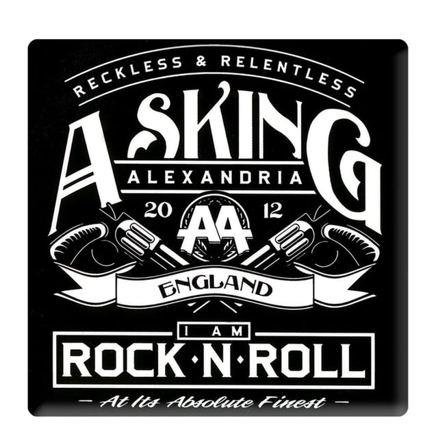 Asking Alexandria Aimant de Réfrigérateur Rock 'N Roll