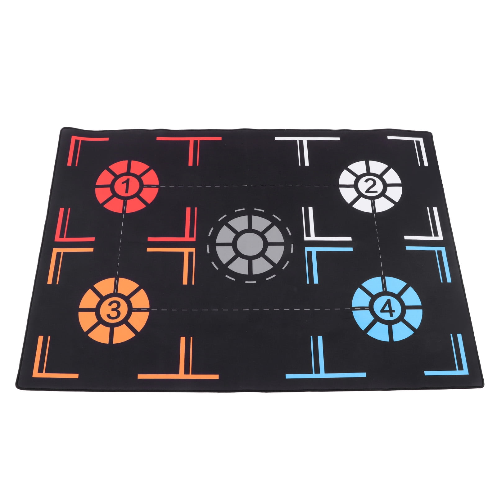 Basketball Training Mat, Basketball Footstep Mat 2mm Thickness For Kids