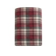 Woolrich 4Piece Red Plaid Cotton Flannel Sheet Set, King