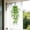 Green B, variant on Ckraxd Artificial Hanging Plants, Fake Ivy Vines, Faux Trailing Greenery, Silk Foliage for Home Decor, Wall Decoration, Indoor Outdoor Decoration, Wedding and Party Decor