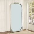 thumbnail image 3 of Arch Mirror Full-Length Mirror Vintage Decorative Mirror,64"*22",Weathered White, 3 of 6