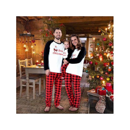 

Christmas Family Matching Outfit Printed O-neck Suit 2 Pieces Set Pajamas