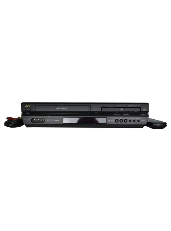Pre-Owned JVC HR-XVC30U DVD VCR Combo Player SVHS Playback - w/ Original Remote, Manual, & A/V Cables