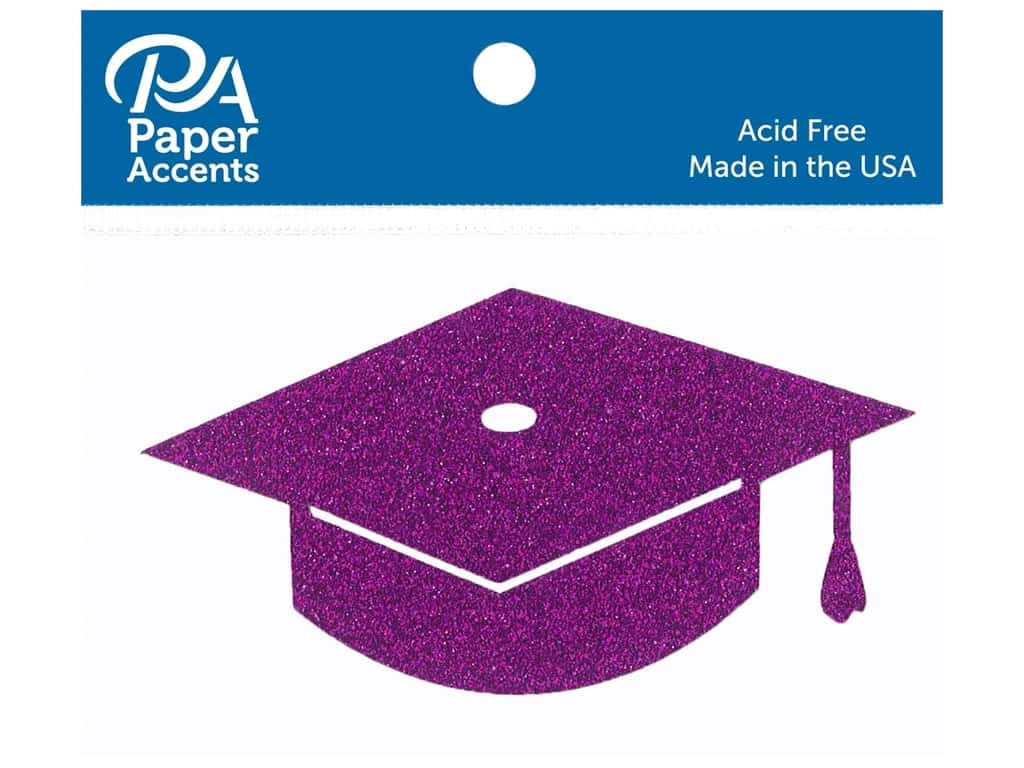 1PK Paper Accents Glitter Shape 