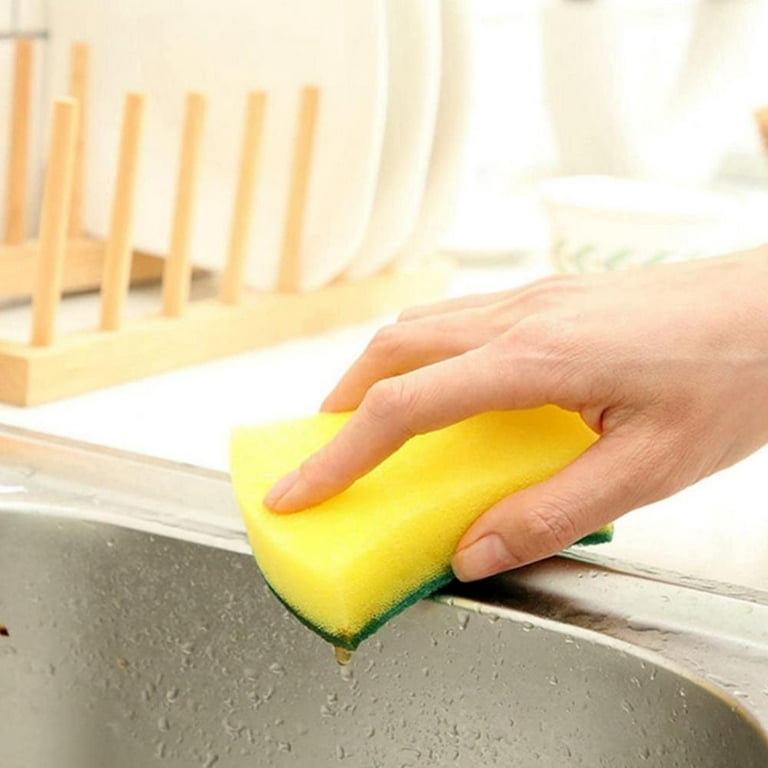 Kitchen Sponge Scrubber, Heavy Duty, Hand Friendly Scouring Sponge for  Sink, Pot, Dish Washing Scrubber Non-Scratch, Kosher Sponge, by Superio