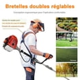 thumbnail image 4 of Floseru 2 in 1 Weed Wacker Gas, 52cc 2-Stroke Gas Weed Eater, String Trimmer/Edger with with Extension Pole, 8500RPM Strong Power & 2026 Upgraded Weed Eater Gas Powe for Yard and Garden, 4 of 7