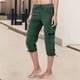 thumbnail image 1 of WILLBEST Pantalones Casuales de Verano para Mujer, Pantalones con Bolsillos, Monos Deportivos para Exteriores, Pantalones Cortos Cargo Finos y Sueltos para Mayor Comodidad y Estilo. Chica, 1 of 6