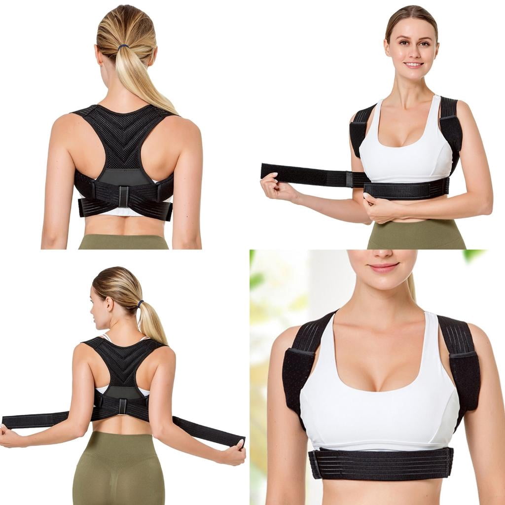 Yihuala Adjustable Upper Postures , Back Straightener for Clavicle Postures Corrector Back Brace for Women & Men