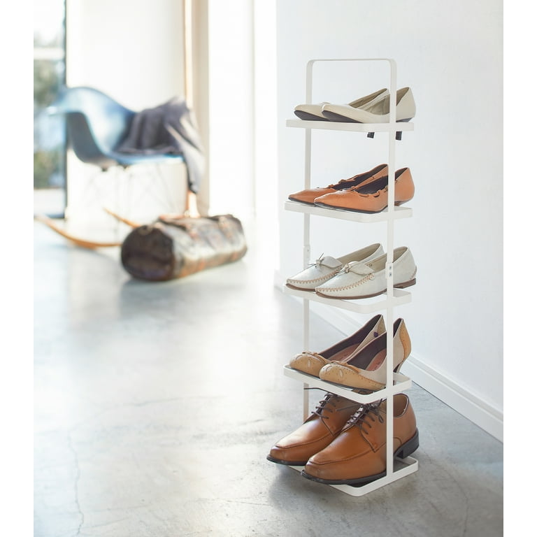 Yamazaki Home | Line Expandable Shoe Rack, Single White