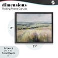 thumbnail image 4 of Stupell Industries Traditional Summer Meadow Viewpoint Black Floating Frame Canvas Art, 21 x 17, by Svetlana Aleynikova, 4 of 8