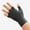 Black, variant on L&R USA Solaris ExoStrong Glove - 20-30 mmHg Quarter Black Medium
