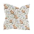 thumbnail image 2 of Wobogo Easter Brown Bunny Eggs Square Scarf 23.62 x 23.62 In Lightweight Polyester Silk-Feel Neck Scarf for Women Fashion Head Scarf Hair Wrap Bandana, 2 of 6