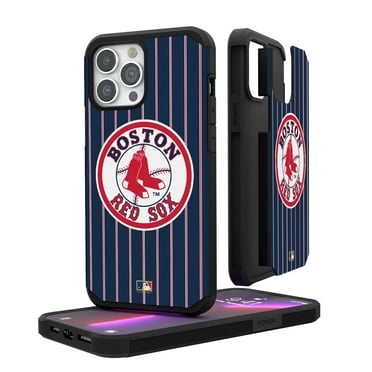 Boston Red Sox Alternate Logo iPhone Pinstripe Cooperstown Design Rugged Case