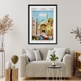 thumbnail image 4 of Historic Framed Print, [Group of people entering] Mosque of Medina, 17-7/8" x 21-7/8", 4 of 9