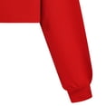 thumbnail image 4 of Splozh Girls Tops 3-14 Years Girls' Loose Sports Casual Crop Top Casual Fall Winter Cute Shirts,Red,6-7 Years, 4 of 6