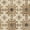 Caramel/Cream, variant on SAFAVIEH Martha Stewart Kader Floral Geometric Area Rug, Brown, 3'3" x 5'3"