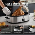 thumbnail image 5 of VEVOR Electric Roaster Oven, 18 QT Turkey Roaster Oven with Self-Basting Lid, 1450W Roaster Oven with Defrost & Warm Function, Adjustable Temperature, Removable Pan & Rack, Fits Turkeys Up to 22LBS, 5 of 6