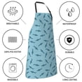 thumbnail image 5 of Fuzoiu Cute Shark Print Adjustable Waterproof Apron with Pockets,Waterproof Apron for Cooking, Gardening, and Art Projects, 5 of 8