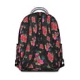 thumbnail image 3 of "Beautiful Flowers Backpack with Sunflower Patterns - Roomy Campus Backpack for Women & Teens, Water-Resistant Fabric, Comfortable Padded Straps, Fashionable Floral Design", 3 of 6
