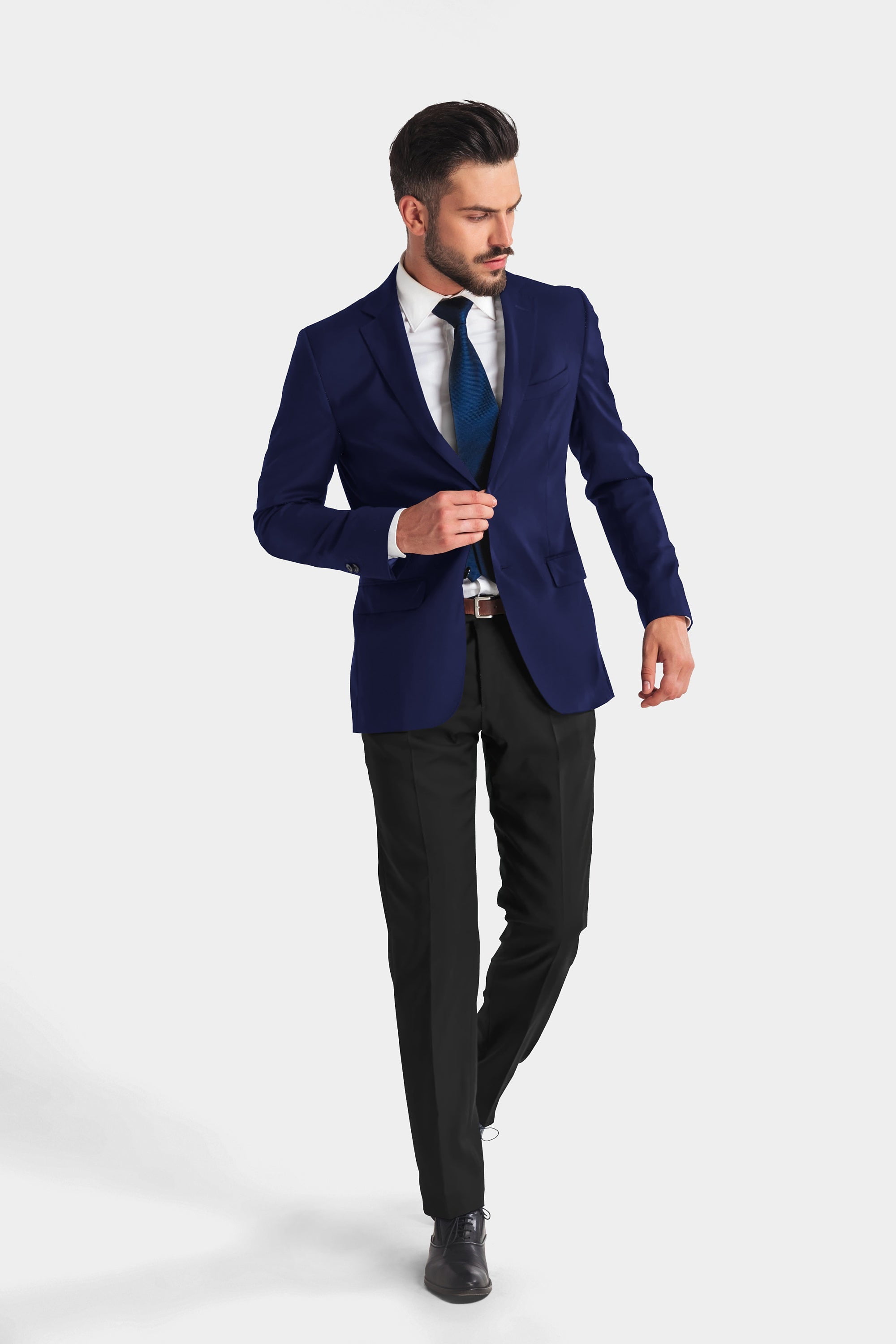Elina fashion Men's Formal Blazer Jacket Comfort Office Suit