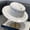 White, variant on HAIJIE Beach Sun Straw Hat Women's Summer Sun Hat With Pearl And Adjustable Tie For Outdoor Beach Casual Wear Beach Hat Womens Roll up Beach Hat Travel Beach Hat Mens Tennis Hats Summer Fedora Hats f