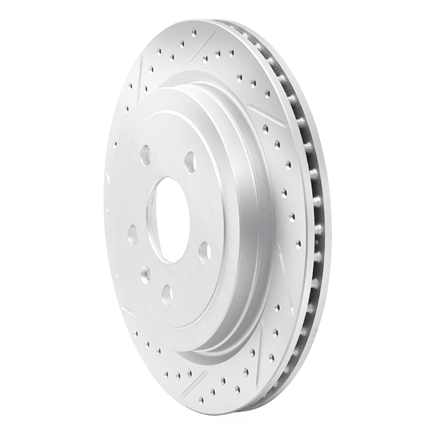 Dynamic Friction Company 830-46024L DFC Geoperformance Rotor - Drilled and Slotted