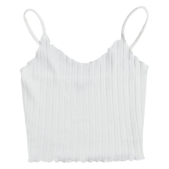 ibuvkizy Women Tops Sleeveless Pullover Vest Tank Crop Shirts