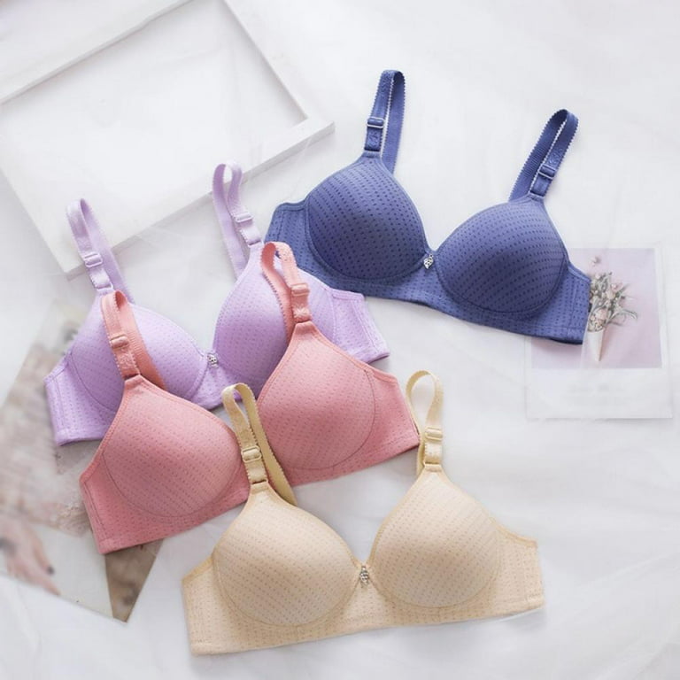 Stibadium Everyday Bras - Comfort Breathable Soft Cup Wireless Middle-aged  and elderly Women Bras 