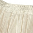 thumbnail image 6 of Riforla Skirts for Women Dance Party A-Line High Waisted Lace Polka Dot Mesh Skirt for Holiday Carnival Performance Skirts for Women Knee Length Beige_004 One Size, 6 of 7