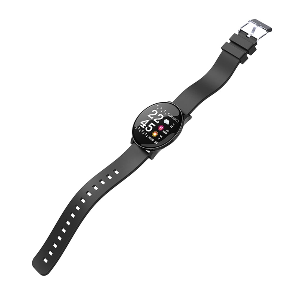W8 Weather Forecast Heart Rate Monitoring IP67 Life Waterproof Smart Sports Bracelet Black Walmart