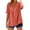 Orange, variant on Women's Short Sleeve T-shirt Women'S Nursing Friendly Button Down - Hidden Access Top,Black Women's Short sleeve T-shirt 2XL