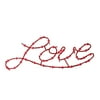 Northlight 22" Lighted Red "Love" Valentine's Day Window Silhouette Decoration