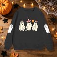thumbnail image 3 of Futezty Boys Girls Halloween Shirts Kids Ghost Graphic Tees Raglan Long Sleeve T-Shirt 2T-7T, 3 of 7