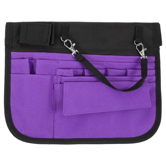 BESTYASH Multifunctional Waist Bag Nurse Fanny Pack Purple Nylon Webbing 1Set for Healthcare Workers