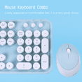 thumbnail image 4 of Arcwares Wireless Keyboard and Mouse Combo, Sweet Cute Style, 2.4GHz USB Ergonomic Keyboard, Compact Mouse for Computer, Laptop, PC Desktops, Mac, 4 of 8