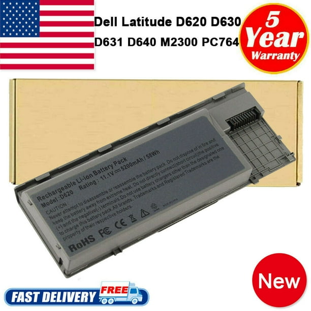Battery For Dell Latitude D6 D630 D630c D630n D631 Precision M2300 Kd491 Kd492 Walmart Com Walmart Com