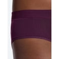thumbnail image 6 of Joyspun Women's Ribbed Modal Hipster Panties, 3-Pack, Sizes XS-3XL, 6 of 9