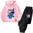 thumbnail image 3 of Sudadera con capucha de Stitch de Anime para niñas y niños, ropa de dibujos animados de Sonic, sudadera de Lilo y Stitch para niños, sudadera con capucha de Manga, mono de bebé de Naruto, 3 of 5
