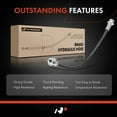 thumbnail image 6 of A-Premium Rear Brake Hydraulic Hose Compatible with Nissan Models - Sentra 2007 2008 2009 2010 2011 2012, with Rear Drum Brake - Replace# 46210ET010, 6 of 8