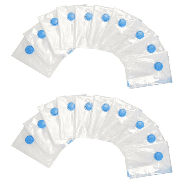 20 Packs 70X50 Vacuum Compressed Storage Saving Clothes Space Saver Seal Bags