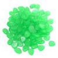 thumbnail image 2 of 100pcs Fish Tank Fluorescent Pebble Garden Parterre Decor Glow Stone Green, 2 of 9