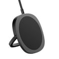 thumbnail image 1 of 1 Set USB Wireless Charger 2 in 1 Magnetic Automatic Adsorption Buckle Ring Fast Charging Multiple Protection Wireless Charge Pad for Office, 1 of 10