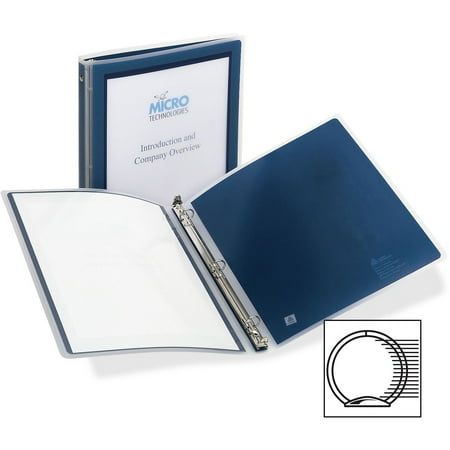 Blue Sky Binders - Avery Flexi-View Binder w/Round Rings, 11 x 8 1/2, 1/2