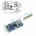 thumbnail image 4 of 10X -12 433Mhz SI4463 MóDulo de Puerto Serie Inalámbrico 1000M Reemplace Bluetooth HC12, 4 of 6
