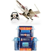 Air Hogs Star Wars Remote Control X-Wing Starfighter & Rayovac Battery Bundle